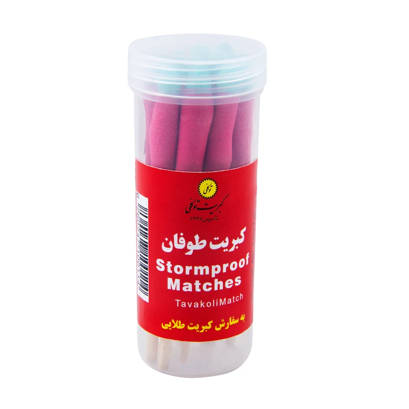 کبریت ضد آب توکلی مدل طوفان
