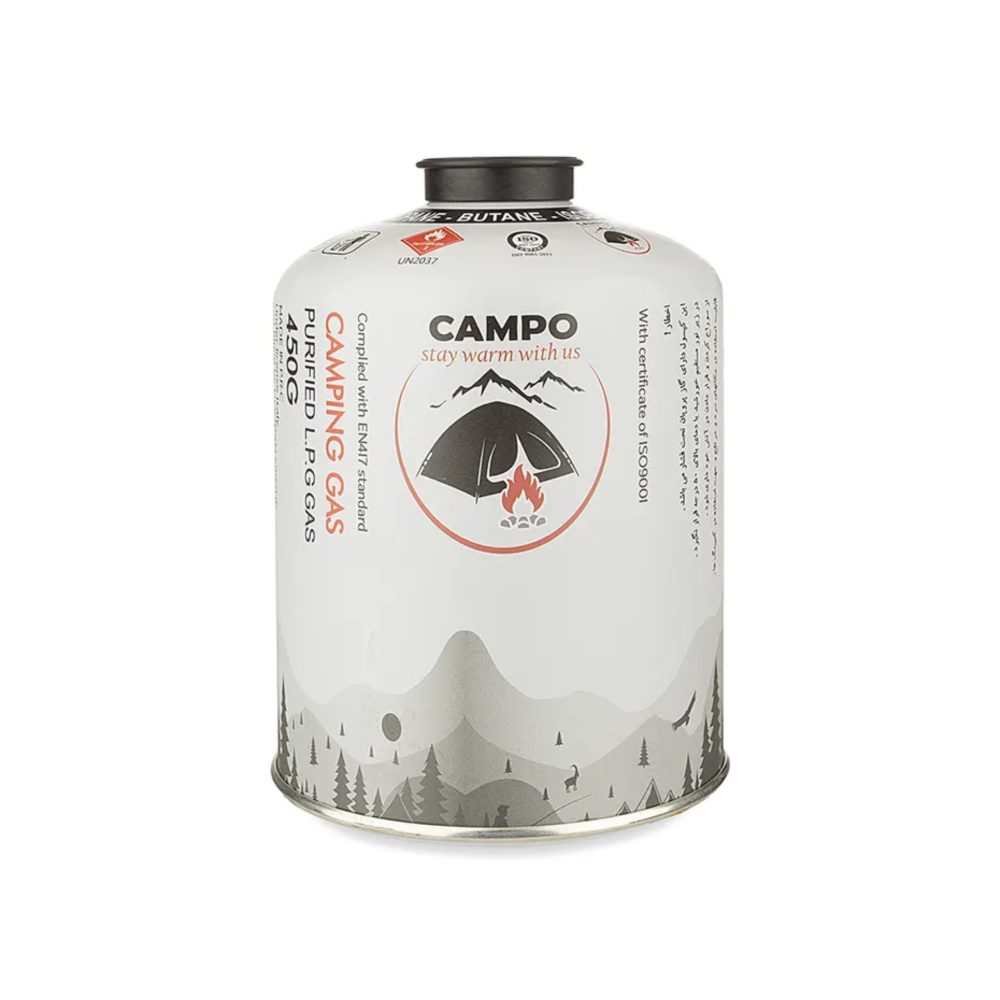 کپسول گاز کوهنوردی 450 گرم برند CAMPO