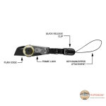 چاقوی سفری گربر مدل GDC Zip Blade با قفل زیپی - Image 2