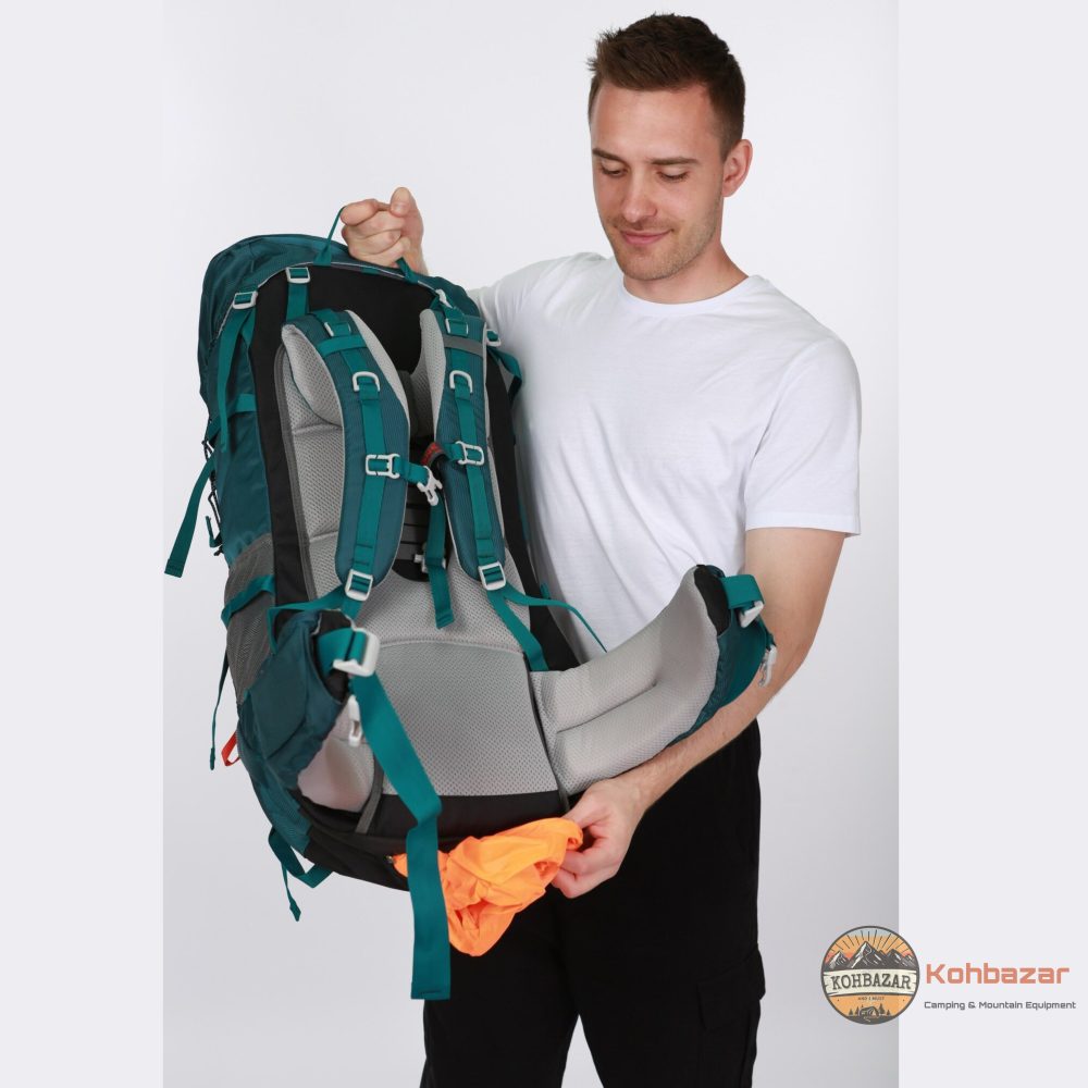 کوله پشتی کوهنوردی آیوان AIONE KA-8187 ظرفیت ۸۰ لیتر - Image 11