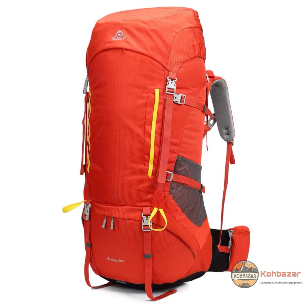 کوله پشتی کوهنوردی آیوان AIONE KA-8187 ظرفیت ۸۰ لیتر - Image 7