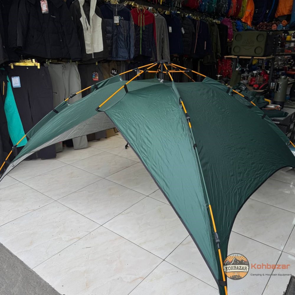 چادر دو کاره اتومات سه الی چهار نفره سایه بان شو GREEN - Image 14