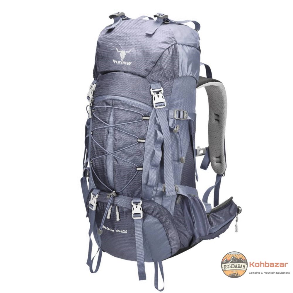 کوله پشتی کله گاوی 45L مدل PEKYNEW Adventure 45+5L - Image 4
