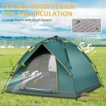 چادر دو کاره اتومات سه الی چهار نفره سایه بان شو GREEN - Image 25