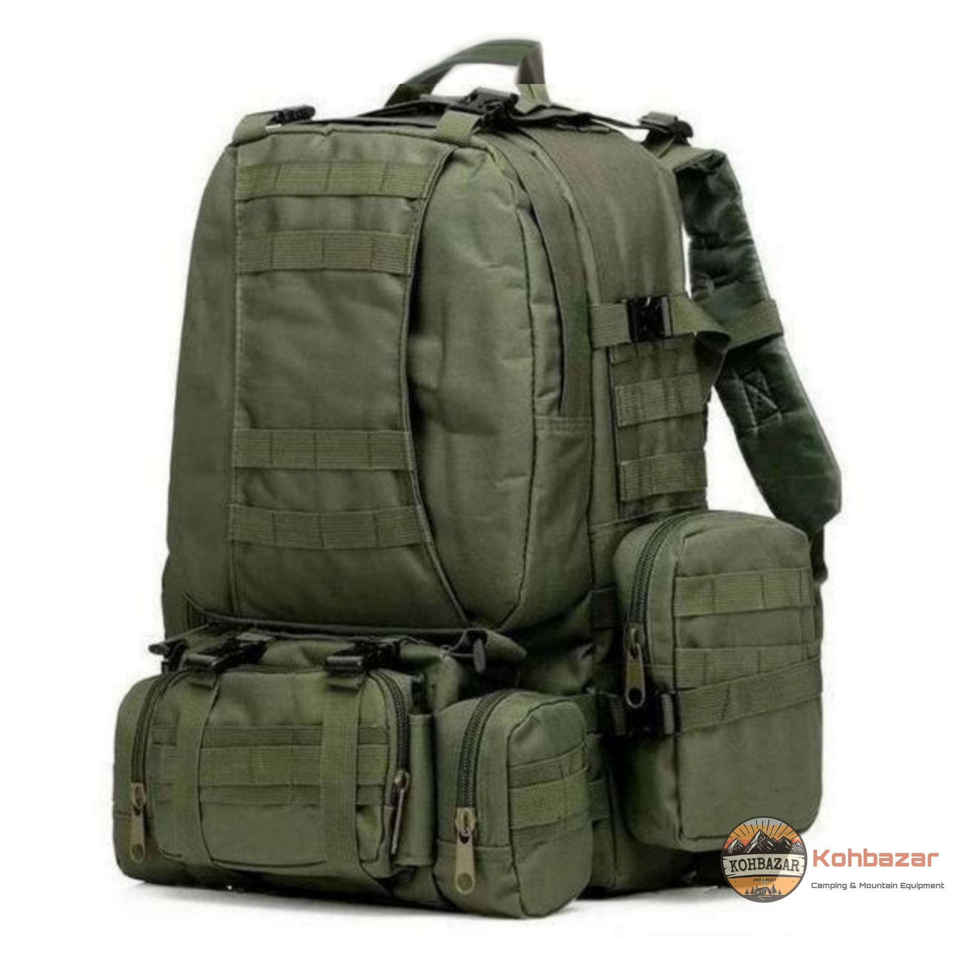 4-piece 60-liter tactical backpack kohbazar (20) کوله پشتی 4 تکه 60 لیتری تاکتیکال 5.11 - Image 1