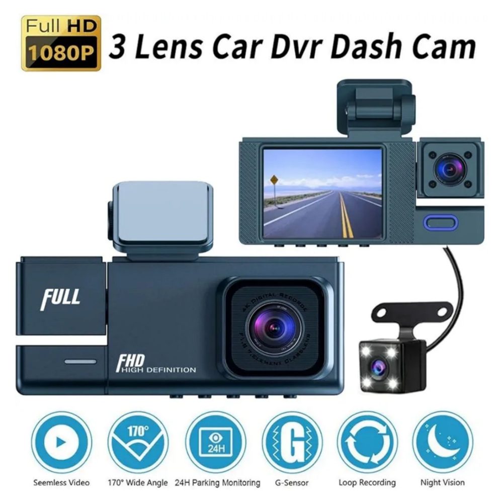 دوربین ثبت وقایع خودرو مدل Dual Lens Vehicle BlackBOX - Image 7