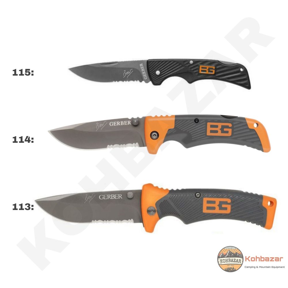 چاقو تاشو سفری گربر مدل GERBER 113 - Image 8