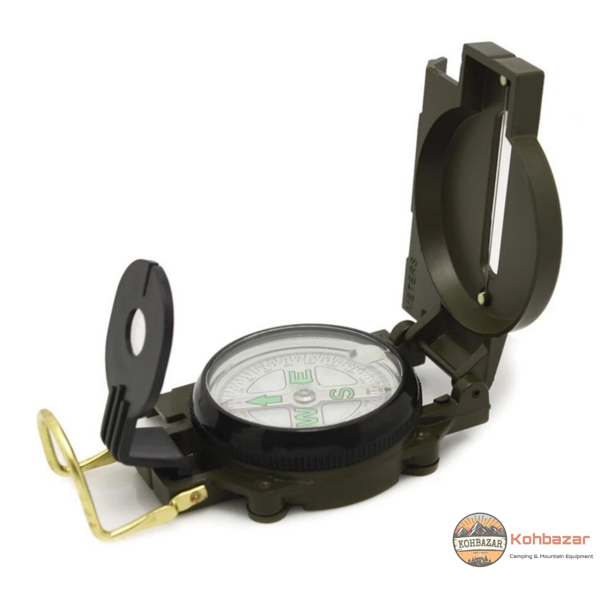 kohbazar tactical multi-function compass (8) قطبنما چندکاره تاکتیکال - Image 1